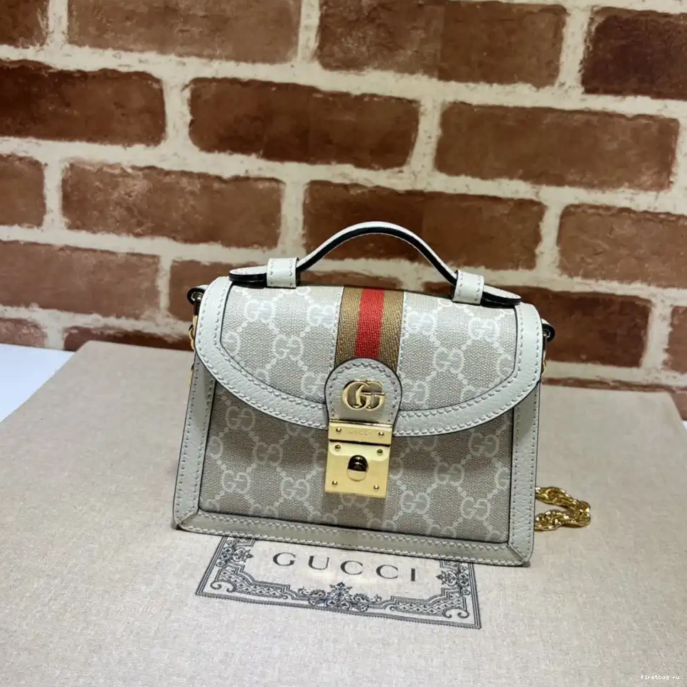 First bag ru GG MATELASSÉ GUCCI SMALL BAG HANDLE TOP 0706
